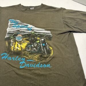 Vintage Harley Davidson The Spirit Of 1990’s Dream Catcher Biker T-Shirt Large